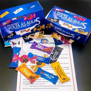 Caixa de bombons “Volta às aulas”