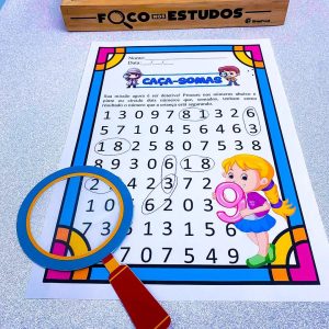 Caça Soma - Atividade Interativa de Matemática 🔍