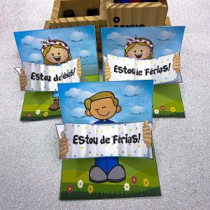 Cartão Estou de Férias 🏝️