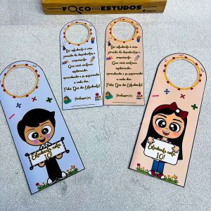 Dia do Estudante - Aviso de Porta ✏️