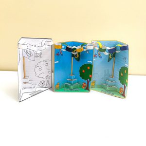 Triorama 3D do Dia da Bandeira