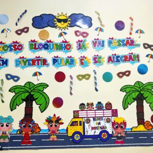 Painel e Cartão de Carnaval