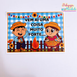 Chamada para Festa Junina