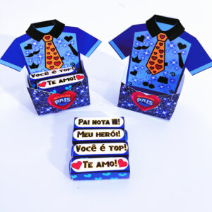 Lembrancinha Dia dos Pais- Caixa com Bis