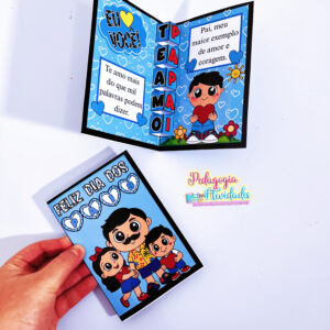 Cartão 3D Dia dos Pais