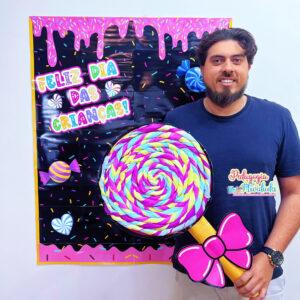 Painéis de Fotos – Dia das Crianças (Tema Doces)