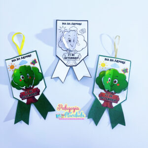Medalha 3D - do Dia da Árvore