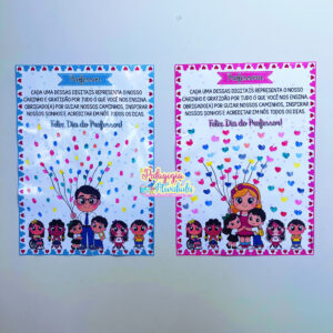 Cartaz Homenagem ao Professor