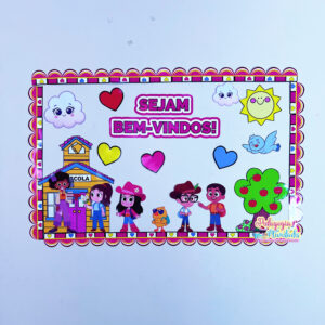 Painel Volta às Aulas – Tema Turma da Boiadeira